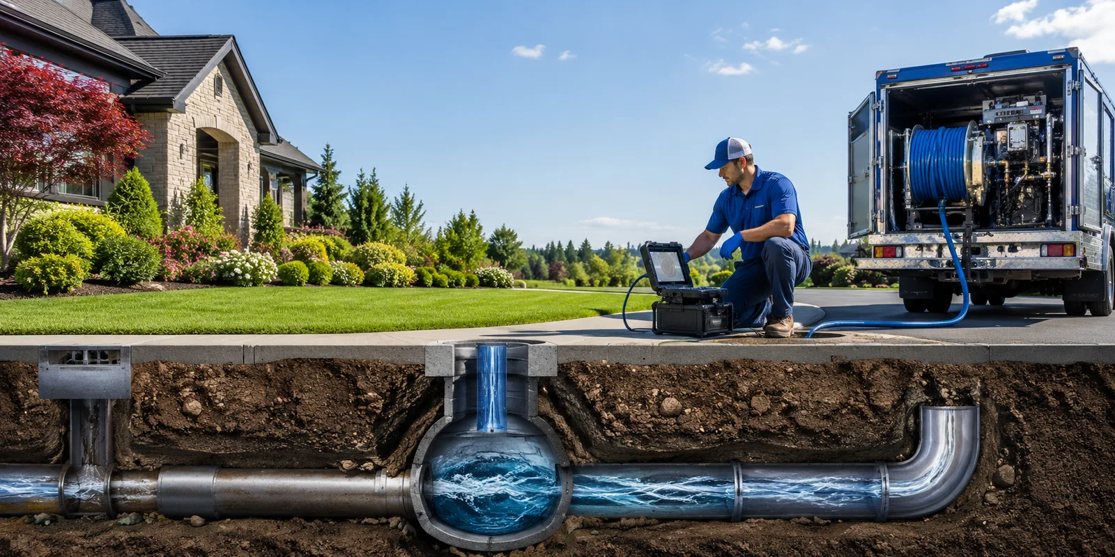 Drainage restoration information for Clarksville, MI